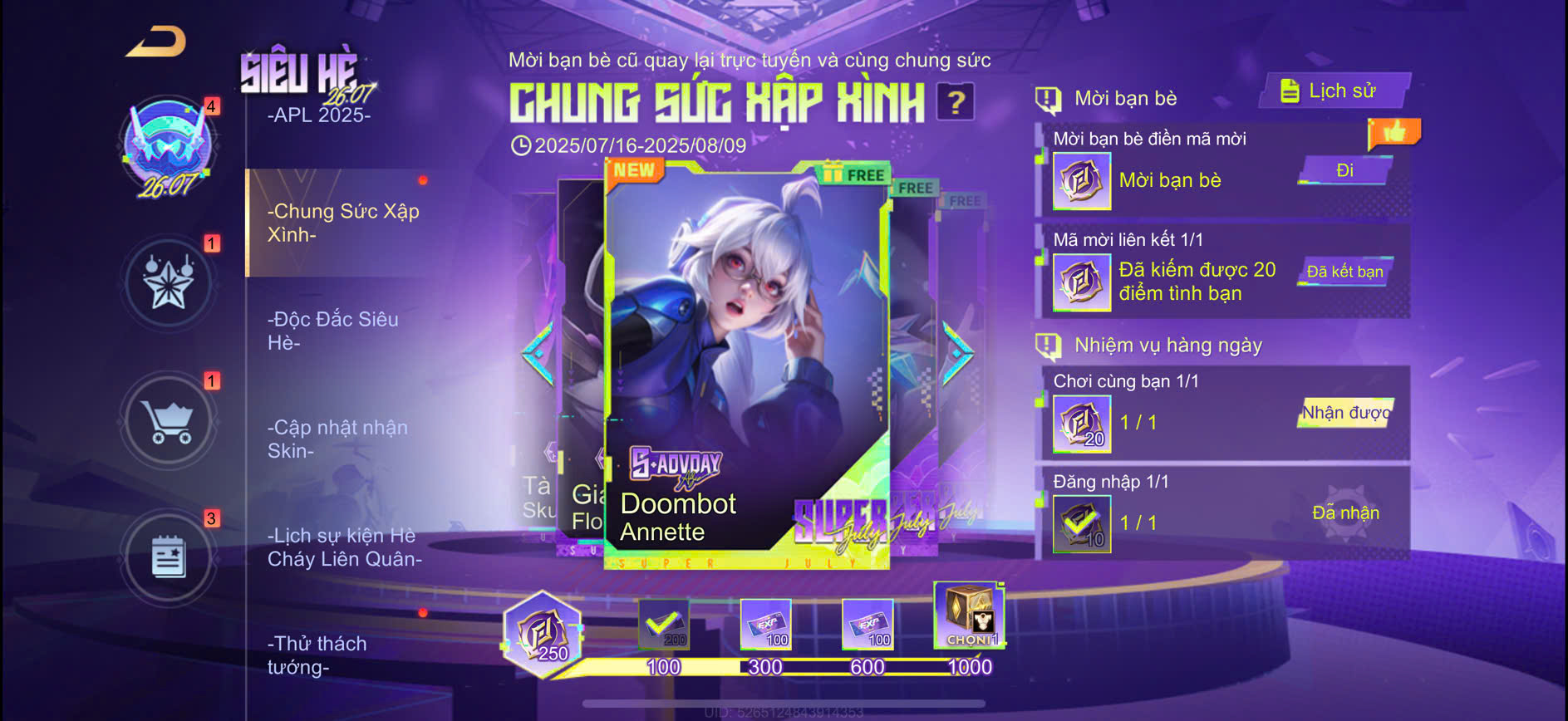 Cày sự kiện chung sức