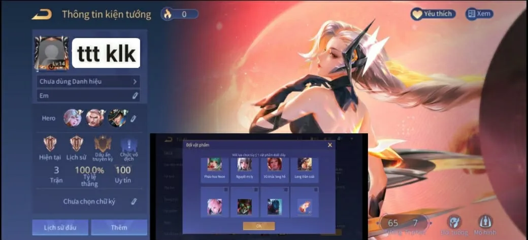 yena kẹp rương cs 
TTT GMAIL ẢO CHƯA XÁC THỰC