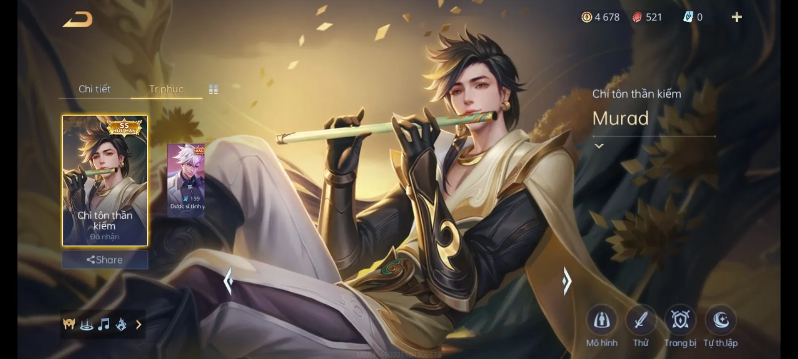 Reg Mu chí tôn
TTT GMAIL ẢO CHƯA XÁC THỰC