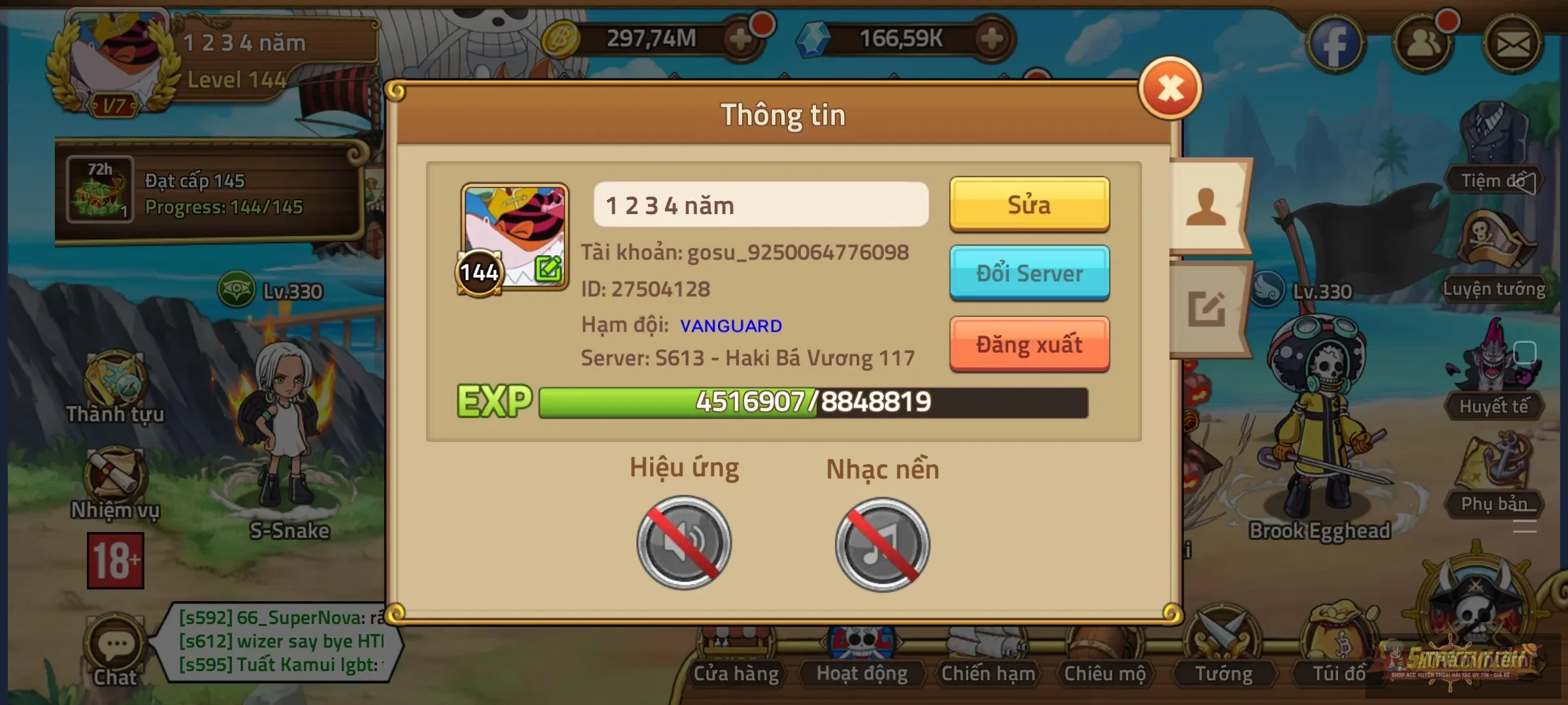 S613 roger lv450 tài nguyên nhiều
