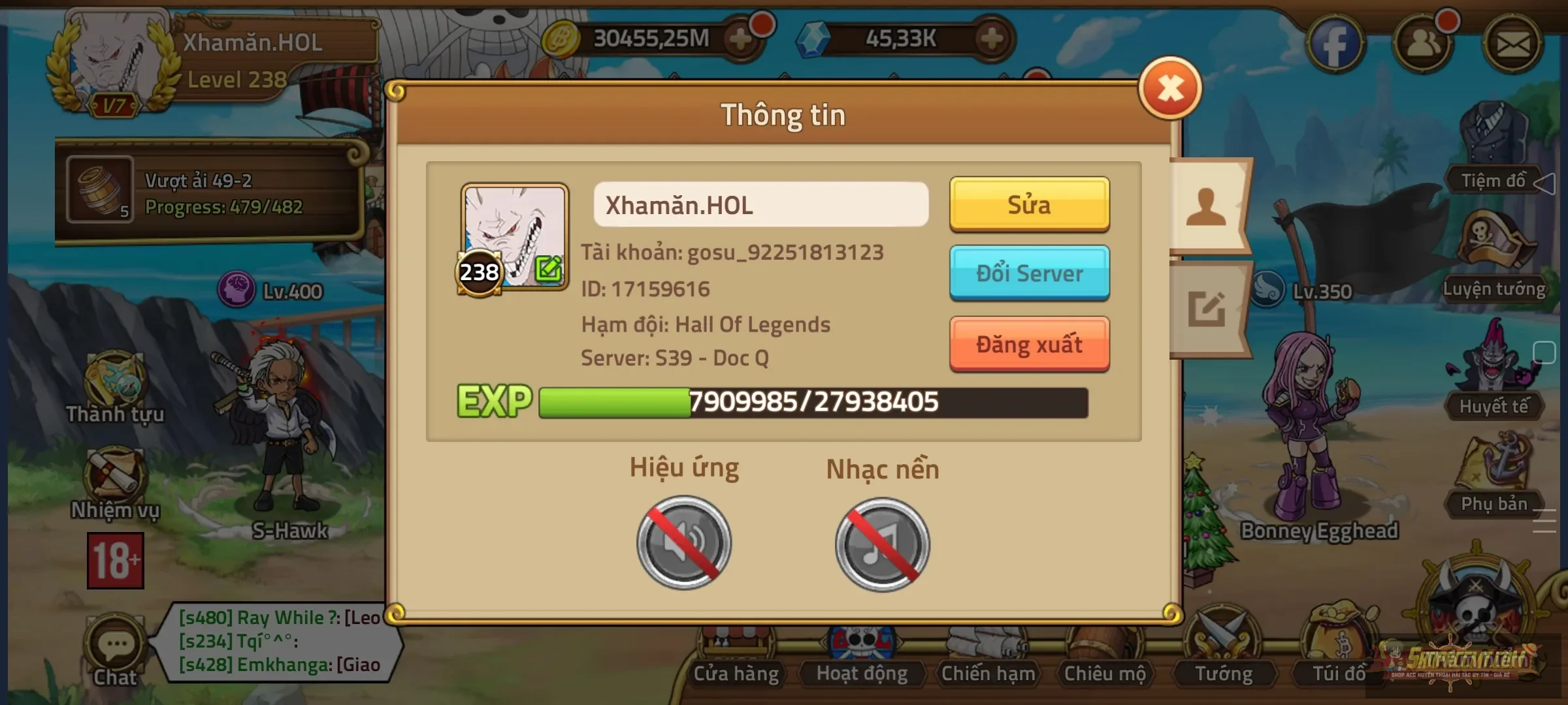 Top s39 roger lv450 shirahoshi 3b2 máu 31% taq 1b lc