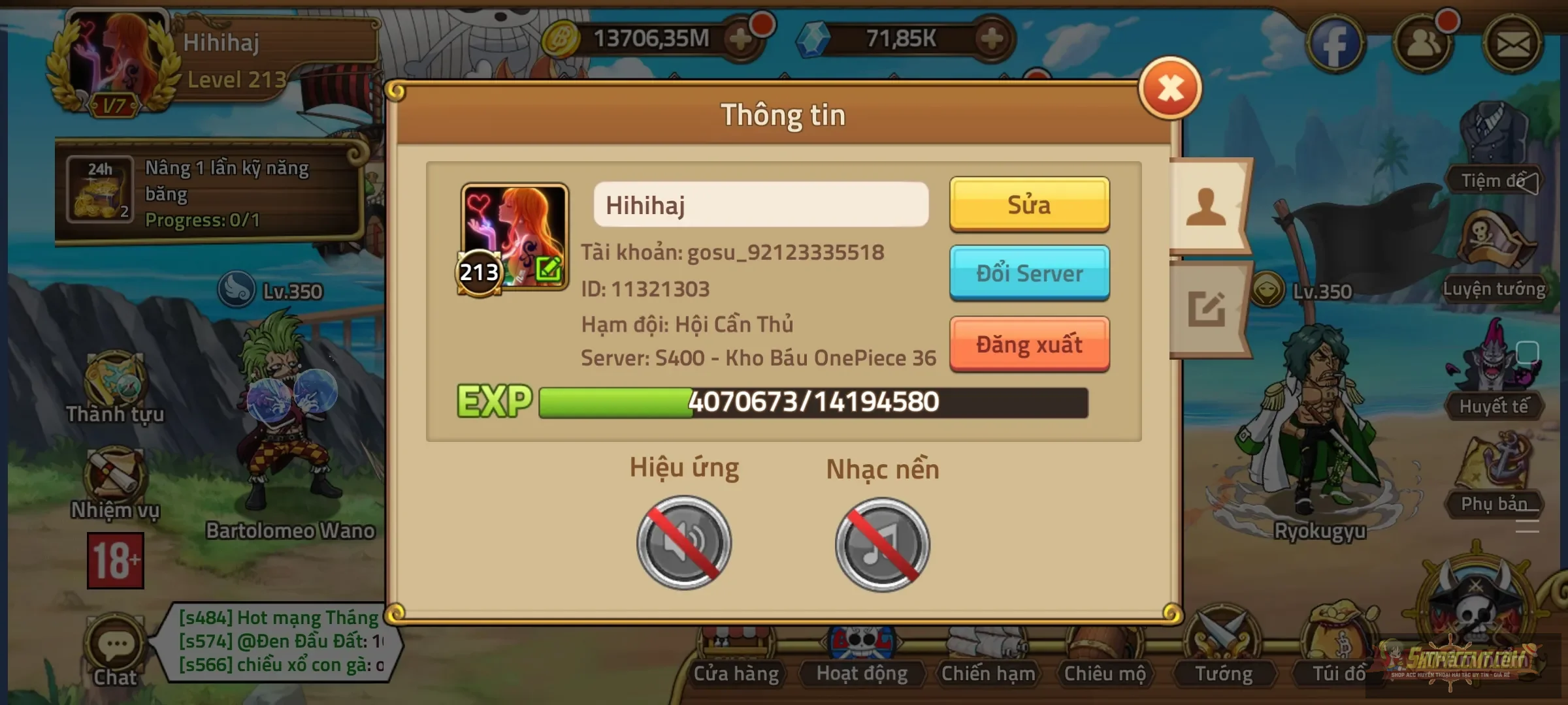 S400 shawk lv500 roger lv450 pet ổn