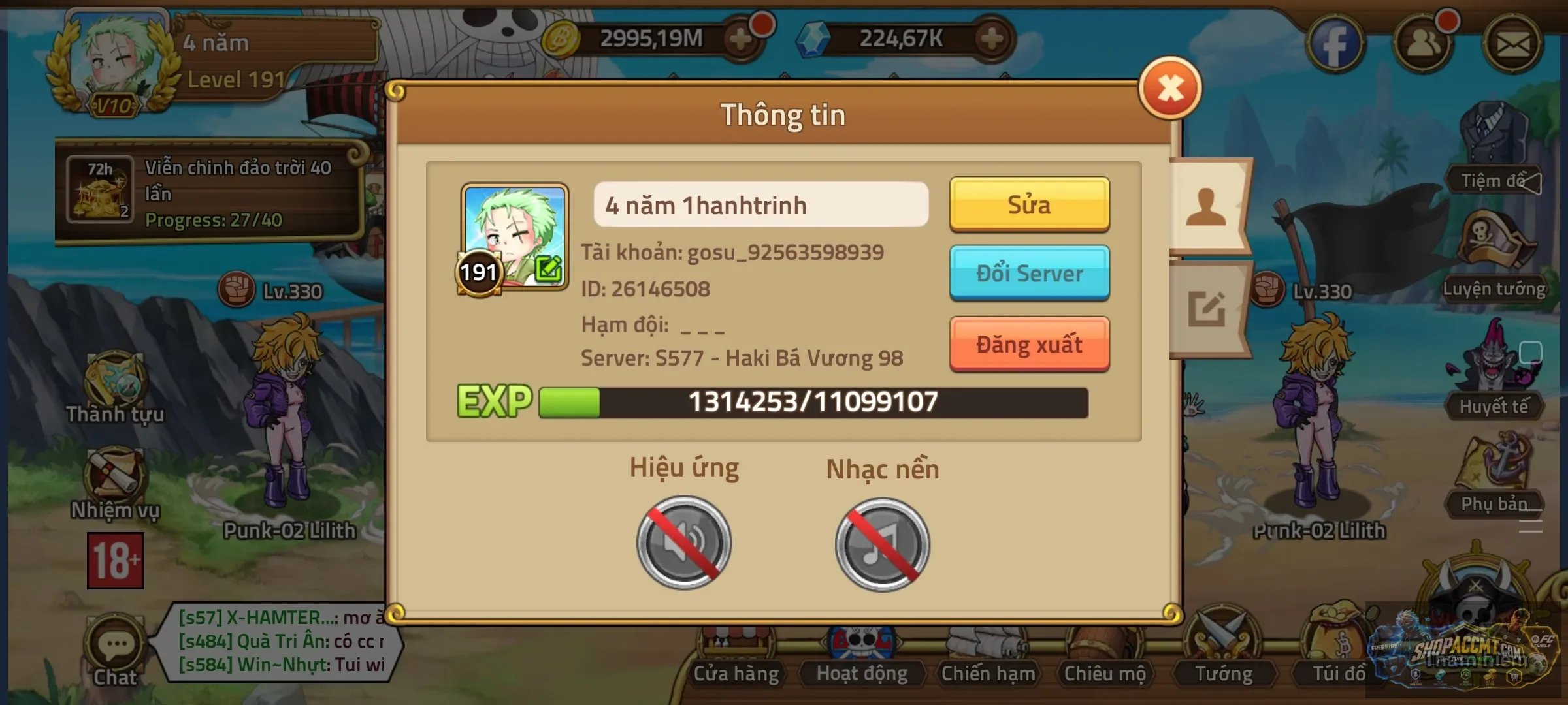 S577 roger lv500 sugar lv400 taq ngon