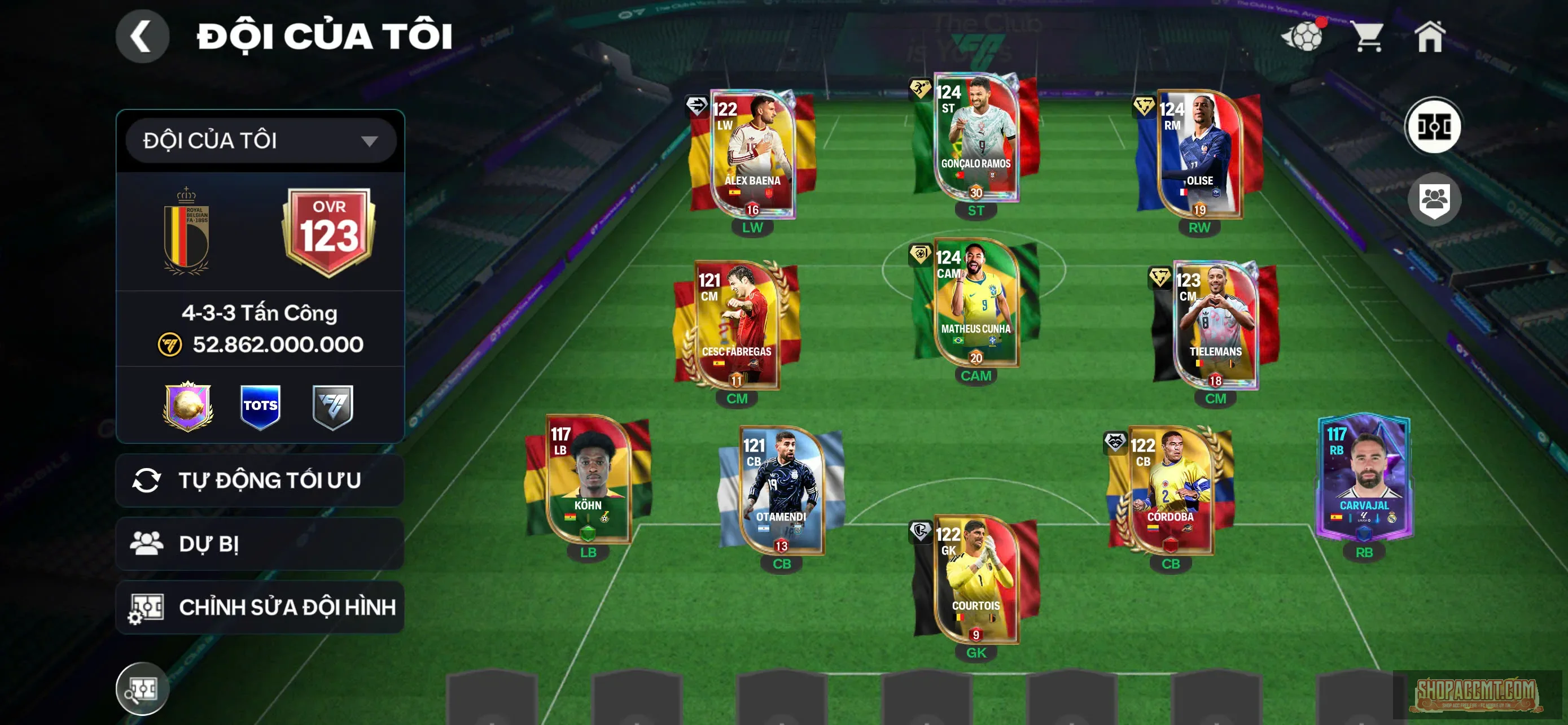 MS253 Hàng ngon đội hình toàn cầu thủ top meta, 7 cầu thủ có play style